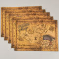 Pirate Adventure Treasure Hunt Map Classic Retro Kraft Paper Maps Party Cosplay Props Halloween Pirate Theme Party Decor. 