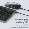 Bluetooth Keyboard Three-mode Full-size Wireless Keyboard and Mouse Combo Multi-Device Rechargeable Keyboard Set. 