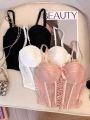 Thai Niche Style Halter Top & Vest Set Lace Boned Underbust Crop Top Pure Sweet Look Summer Fashion Layering Set UK MOYISU.