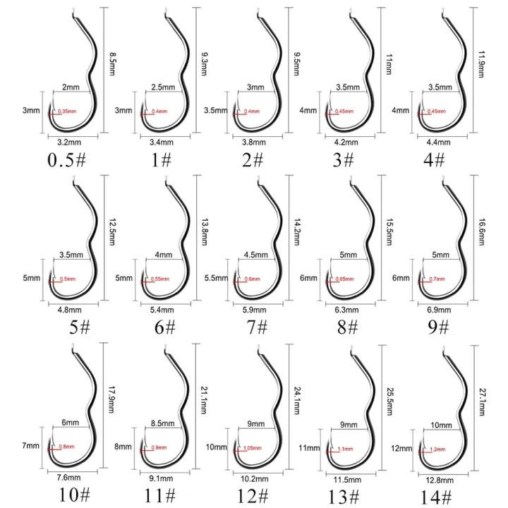 20Pcs%20Automatic%20Flipping%20Fishhook%201#-14#%20Offset%20Fishing%20Hook%20Two-bend%20Anti-skid%20Carp%20Hook%20Carbon%20Steel%20Hooks%20With%20%20Barb%20-%20Image%206