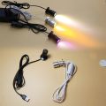 LED USB 5V 3W Led Spot Light Surface Mounted Cabinet Showcase Counter Jewelry Lamp Rotatable Angle Ceiling Mini Spotlight. 