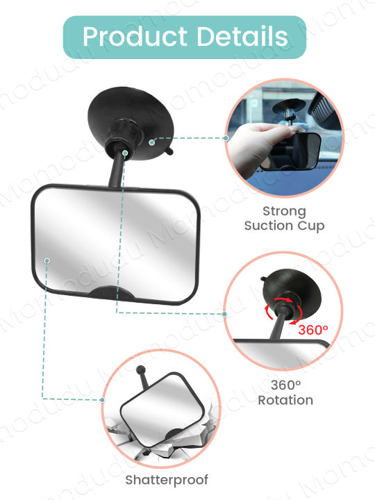 2-in-1%20Black%20Adjustable%20Car%20Seat%20Mirror%20360%C2%B0%20Rotatable%20Shatterproof%20Suction%20Cups%20Easy%20Install%20for%20Rear-Facing%20Kids%20Monitoring%20-%20Image%205