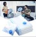 Vacuum Storage Bag Vacuum Bags for Travel, Hand Pump, Vacuum Travel Bags for Luggage, Vacuum Seal Bags for Clothing, Space Saver Vacuum Storage Bags, Travel Essentials, Clothes, Blankets, Pillows. 