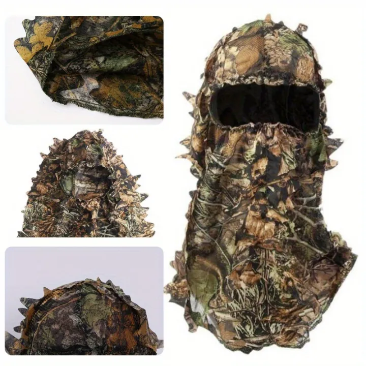 1pc%20Suit%20Camouflage%20Leafy%20Hat%203D%20Full%20Face%20Mask%20Headwear%20Turkey%20Camo%20Hunter%20Hunting%20Accessories%20-%20Image%205