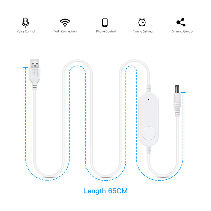 USB%205V%20TUYA%20Single%20Color%20LED%20Strip%20Controller%20Smart%20WIFI%20LED%20Strip%20App%20Remote%20Control%20Dimmer%20Switch%20Work%20with%20Alexa%20%20Home%20-%20Image%206