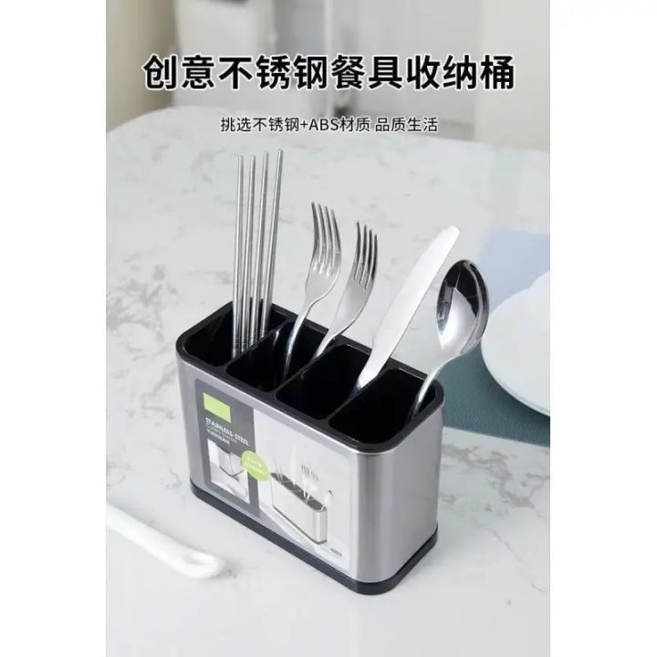 Multi-purpose%20Kitchen%20Stainless%20Steel%20Spoon%20Fork%20Knife%20Holder%20Stainless%20Steel%20Cutlery%20Organizer%20Utensil%20Holder%20chopstick%20holder%20-%20Image%203