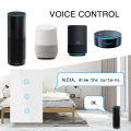 Tuya US/EU Touch Smart Curtain Switch Zigbee/Wifi Roller Shutter Controller Timer Remote Control With Home Assistant Alexa. 