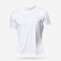 Summer Mens Quick Dry Running Bodybuilding Shirts Sport Gym t Shirt Men Short Sleeve Fitness Tops Oversized t-Shirt Jersey. 
