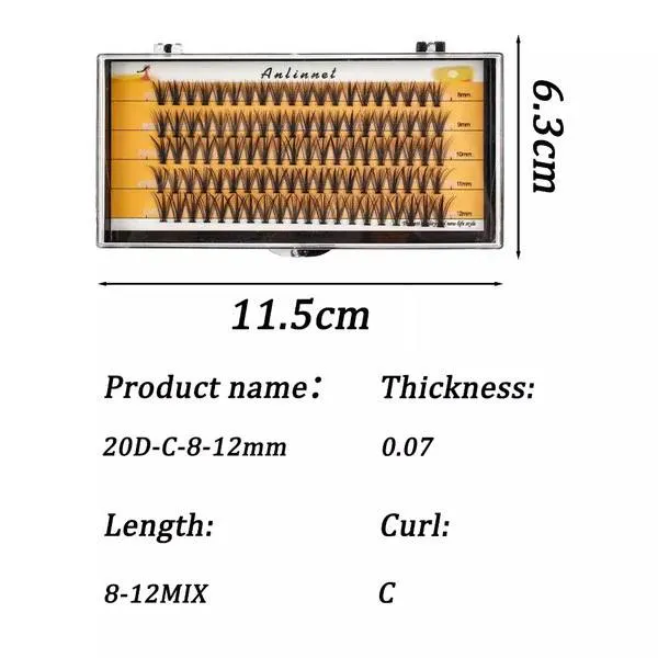 ANLINNET%20Eyelash%20Extension%20Clusters%20%E2%80%93%20100%20Clusters%C2%A0%20-%20Image%203