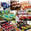 Bed Sheet with 2 pillow covers cotton (6×7.5) 70×90cm full size. 