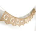 God Bless Banner First Communion Banner Kit, Baptism Decorations for Boys Girls, First Communion Confirmation Decorations. 