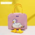 Kids Portable Insulated Thermal Picnic Food Cute Yellow Duck Lunch Bag Box Tote Food Fresh Cooler Bags Pouch for Children Bag. 