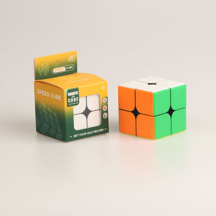 2x2x2 Cube Magnetic Stress Reduction Puzzle Professional Education Smooth Speed Competition Children's Toy Christmas Day