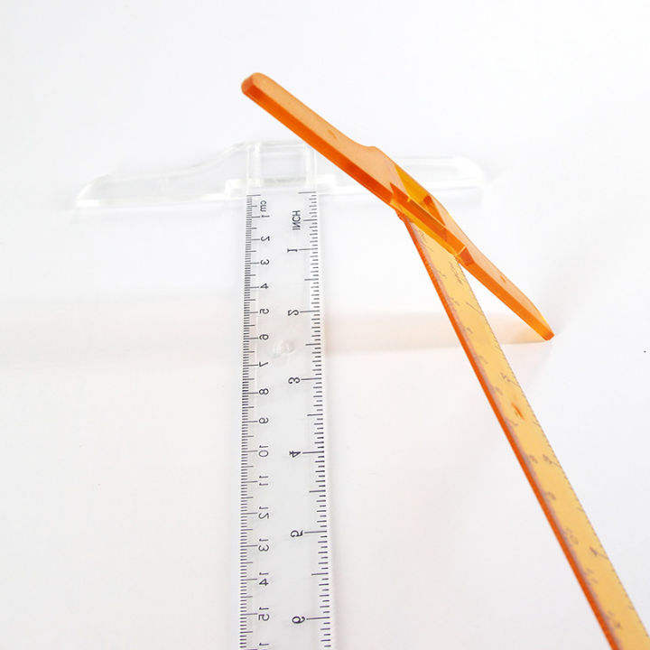 1Pc%20T-shaped%20Double%20Side%20Scale%20Ruler%20Drafting%20Drawing%20Tool%20Plastic%20School%20Office%20Supplies%20Stationery%20Accessory%2030cm%20(Inch,%20Cm)%20-%20Image%204
