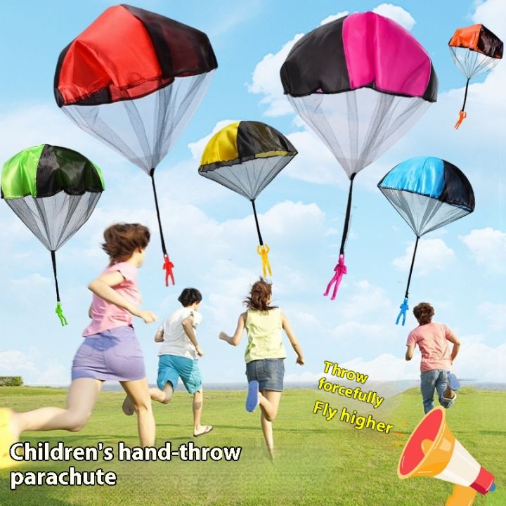Children's Hand Throwing Parachute Toy Tangle Outdoor Flying Parachute Men's Outdoor Toy Easter Basket Stuffers Children's