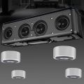 4 Pcs HIFI Speaker Spikes Stand Feet Pad Aluminum Alloy Isolation Absorb Shock Amplifier Base Feet for Speakers CD Amplifier.