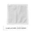 25CM/9.84IN, 6PCS Thin Pure Cotton Fabric Lace Handkerchief Wedding Decoration Home Ornament Bag Decoration Handkerchief Solid C.