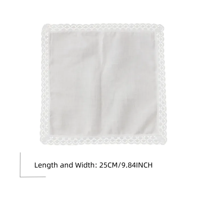 25CM/9.84IN,%206PCS%20Thin%20Pure%20Cotton%20Fabric%20Lace%20Handkerchief%20Wedding%20Decoration%20Home%20Ornament%20Bag%20Decoration%20Handkerchief%20Solid%20C%20-%20Image%206
