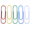 200Pcs Paper Clips Notebook Filing Bookmark Rustproof Paperclips Document Organizing for Office School Supplies. 