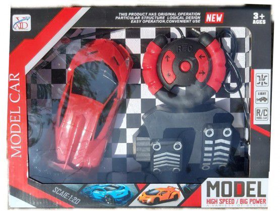 Rechargeable Radio Control Sports Model Car | 1:20 Scale, Remote Control, Sport Racing Car (High Speed, Big Power)