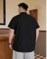 Premier Quality Polo T-Shirt for Men 2XL 3XL 4XL Comfortable and Stylish Solit black and white. 