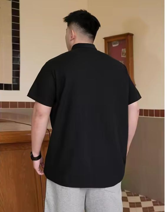 Premier%20Quality%20Polo%20T-Shirt%20for%20Men%202XL%203XL%204XL%20Comfortable%20and%20Stylish%20Solit%20black%20and%20white%20-%20Image%203