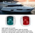 2pcs Boat LED Sidelight IP66 Waterproof Navigation Light High Brightness Signal Lamp For Marine Yacht DC12V-24V 3W.