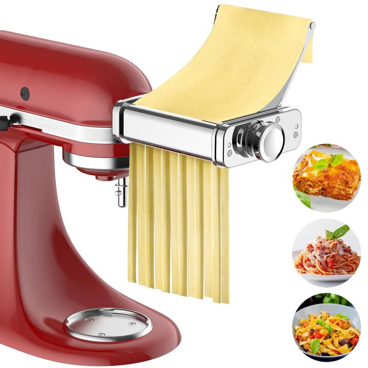 Gvode%203%20in%201%20Pasta%20Attachment%20for%20Kitchenaid%20Stand%20Mixer%20Pasta%20Sheet%20Roller%20Spaghetti%20Cutter%20ettuccine%20Cutter%20Maker%20Accessories%20-%20Image%207