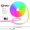 Zigbee Smart lamp Neon LED Strips for Tuya Smart Life RGB Light Outdoor Neon Led Lights USB for Bedroom luces led inteligentes lightify. 