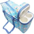 Mom Care Bag Blue Colour Easy To Carry Baby Things. 