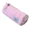 INS Large Capacity Pink Pen Bag Creative Soft Touch Pencil Case Stationery Storage Organizer Creative Students .