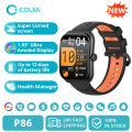New COLMI P86 1.93" AMOLED Smartwatch Men Health Manager Bluetooth Call IP68 Waterproof Smart Watch Women For iOS Phone.