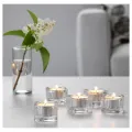 IKEA candle holder, tea light candle holder, Ikea clear glass, 3.5 cm, 5x5 m Genuine ikia ready to ship. 