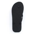 Lotto Men Slipper, Flipflop | Black with Red & White Stripes.