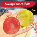 Sensory Stress Reliever Reusable Slushie Squeeze Ball with Crunchy Crackling Noise Creative Moldable Fidget Putty. 