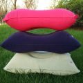 Portable Fold Inflatable Air Pillow Outdoor Travel Sleeping Camping PVC Neck Stretcher Backrest Plane Comfortable Pillow. 