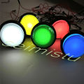 Arcade Button LED Light Lamp 60MM Big Round Arcade Video Game Player Push Button LED Illuminated Push Button Switch DC5V/12V Lig. 