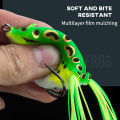 Frog Fishing Lures Soft Tube Bait 1pc 5g 8.5g 13g Silicone Topwater Frog Type Lure 3D Eyes Sharp Hook Artificial Fishing Tackles. 