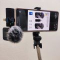 F11-2 Wireless Collar Microphone for iPhone/Android/Type C with 99% Noise Cancellation.