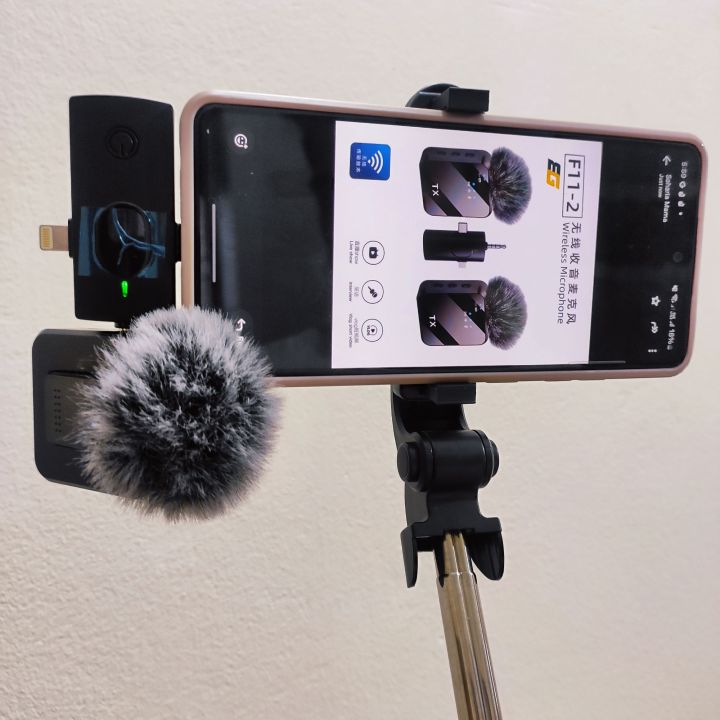 F11-2%20Wireless%20Collar%20Microphone%20for%20iPhone/Android/Type%20C%20with%2099%25%20Noise%20Cancellation%20-%20Image%204