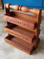 Wooden Crafted Spoon Stand/Holder for Dining Table. 