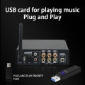 LDZS Bluetooth 5.0 HIFI Power Amplifier 100Wx2 Channel 2.1 Home Car Digital Audio AMP USB U-disK TF Music Player. 