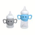 New Mould Bottle Silicone Handle Sleeve , Daily Use Feeding Bottle Accessories, Soft Elastic Bottle Silicone Sleeve. 