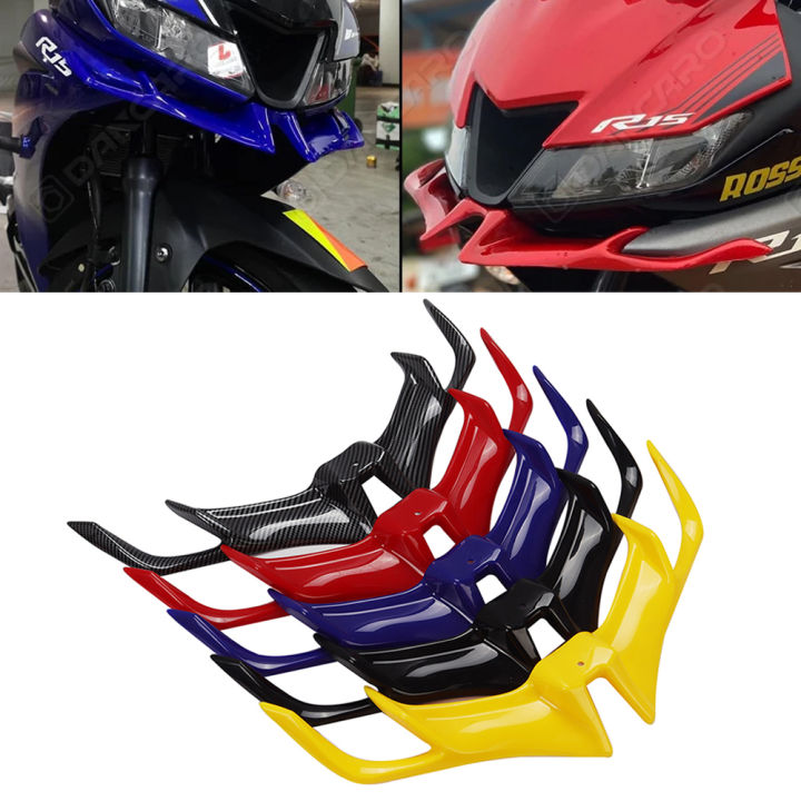 Motorcycle Front Fairing ABS Aerodynamic Winglets Wing Cover Lower ...