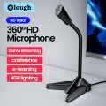 Elough Desktop Microphone Computer Desktop Microphone Gaming E-sports Conference Recording Noise Reduction USB/3.5mm Microphone. 