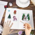 Christmas Clear Stamps Snowman Gingerbread Man Snowflake Merry Christmas Tree Transparent ReusableRubber Stamp. 