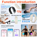 2026New No Screen Smart Watch Men Woman Sports Outdoors Fitness Heart Rate Monitor IP68 Waterproof Call Reminder Smart Wristband.