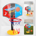 Toddler Adjustable Basketball Hoop 52-115CM Stand Rack for Kids Baby Outdoor Indoor Ball Sport Backboard Rim Shoot Children Toy. 