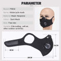 Cycling Mask Activated Carbon Anti-Pollution Masks Breathing Valve Protective Cycling Mask With Filter Windproof Dust Mask. 