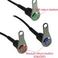 Stainless Steel LED Motorcycle Switch ON-OFF Handlebar Adjustable Mount Waterproof DC12V Headlight Fog Light Horn Start Kill. 